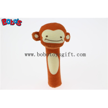 Sonido lindo Plush Monkey bebé palos de juguete suave para bebés Bosw1036